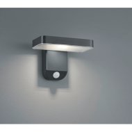 ESQUEL KÜLTÉRI SZOLÁR FALIKAR SMD LED 1X5W 290LM 3000K IP44 MOZGÁSÉRZÉKELŐS ANTRACIT
