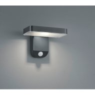 ESQUEL KÜLTÉRI SZOLÁR FALIKAR SMD LED 1X5W 290LM 3000K IP44 MOZGÁSÉRZÉKELŐS ANTRACIT