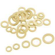 AJTÓPÁNT GYŰRŰ KÉSZLET 5X10-11X18MM, SÁRGARÉZ