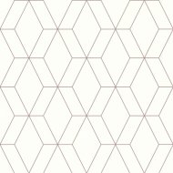 PAPÍR TAPÉTA ROSE GOLD, GEOMETRIKUS MINTÁS, BÉZS, 53 CM X 10,05 M, 278613