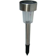 MINI SZOLÁR LÁMPA 30CM ROZSDAMENTES ACÉL,MŰANYAG D:4,5CM M.F.LED 0,06W