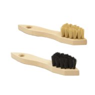 CIPŐKRÉM KEFE 2 DB, 17CM, VILÁGOS/SÖTÉT
