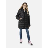 hooded polyfilled jacket