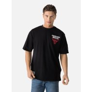 CHICAGO BULLS OVRSIZD NEON TEE