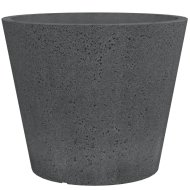 KASPÓ KÜLTÉRI 40CM STONY BLACK(238) FEKETE KŐ HATÁSÚ *322583*