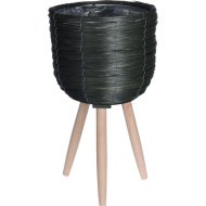 KASPÓ FONOTT FA LÁBAKKAL 25 CM ZÖLD