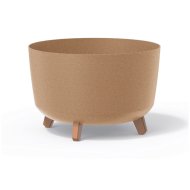 MŰANYAG VIRÁGCSERÉP GRACIA 400 NORMAL ECO WOOD 38CM BARNA