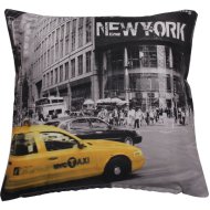 DÍSZPÁRNA NEW YORK 40X40CM SÁRGA