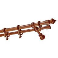 AGAT KARNIS SZETT FA 220CM,CSERESZNYE 25MM, 2-SOROS