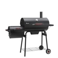 FASZENES GRILLKOCSI BLACK TAURUS 660+, 60X18CM GRILLRÁCS, KRÓMOZOTT