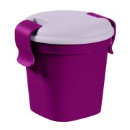 LUNCH&amp;GO POHÁR S LILA 0,4L