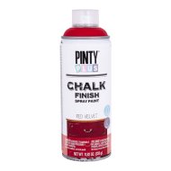 PINTY PLUS CHALK KRÉTA FESTÉK SPRAY 400ML CK804 BÁRSONY VÖRÖS