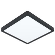 EGLO FUEVA5 LED MENNYEZETI LÁMPA 20,5W 2400LM 3000K IP20 28,5X28,5CM FEKETE