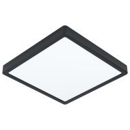 EGLO FUEVA5 LED MENNYEZETI LÁMPA 20,5W 2400LM 3000K IP20 28,5X28,5CM FEKETE