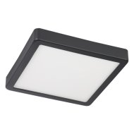 EGLO FUEVA5 LED MENNYEZETI LÁMPA 17W 2100LM 4000K IP44 21X21CM FEKETE