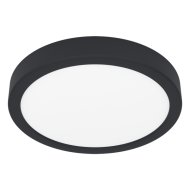 EGLO FUEVA5 LED MENNYEZETI LÁMPA 17W 2000LM 3000K IP44 21CM FEKETE