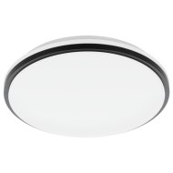 EGLO PINETTO LED MENNYEZETI LÁMPA 15,6W 1900LM 4000K IP44 34CM FEKETE
