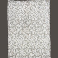 ROVITEX TERÍTŐ 100X140CM BARNA ALAPON FEHÉR MINTÁS