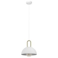 EGLO CALMANERA FÜGGESZTÉK E27 1X40W IP20 32,5X110CM FEHÉR-SÁRGARÉZ