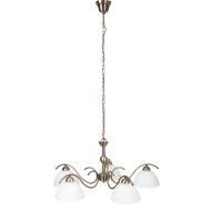 AURELIA 5 ÁGÚ CSILLÁR E27 5X60W BRONZ/FEHÉR