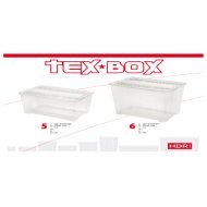 TEX BOX TÁROLÓDOBOZ 57*38*27,2CM    TETŐVEL