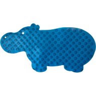 QUADRAT HIPPO CSÚSZÁSGÁTLÓ PVC 40X73CM KÉK VÍZILÓ ALAKÚ