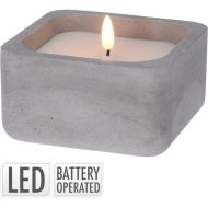 GYERTYA LEDES BETON TARTÓBAN