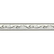 IRON BORDŰR 10MX3,5CM FEKETE-FEHÉR