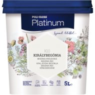 POLI-FARBE PLATINUM SZÍNES BELTÉRI DISZPERZIÓS FALFESTÉK 5L K10 KIRÁLYBEGÓNIA