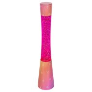 MINKA LÁVALÁMPA GY6.35 1XMAX.20W IP20 CSILLÁMDEKORRAL 39,5CM RÓZSASZÍN