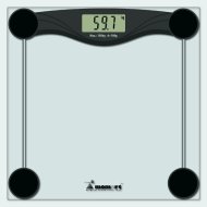 MOMERT ÜVEGLAPOS MÉRLEG, DIGITÁLIS LCD KIJELZŐ, 180KG