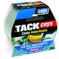 RAGASZTÓSZALAG TACKEYS 10M X 50 MM  EZÜST CEYS