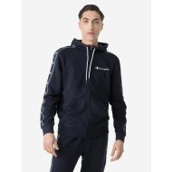 hooded full zip sweatshirt