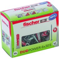 DŰBEL 6X30MM 50 DB CSAVARRAL &quot;DUOPOWER&quot; FISCHER