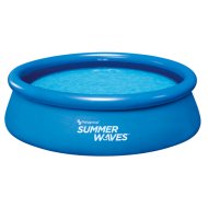 PUHAFALÚ MEDENE SZETT SUMMER WAVES 366X76CM VÍZFORGATÓVAL