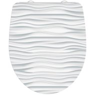 WC ÜLŐKE WHITE WAVE, DUROPLAST LECSAPÓDÁSGÁTLÓVAL