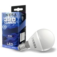 LED FÉNYFORRÁS GÖMB E14 4W 320LM 3000K