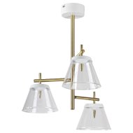 AVIANA 3XLED FÜGGESZTÉK 18W FEHÉR/BRONZ
