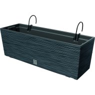 PROSPERPLAST BALKONLÁDA FURU CASE MŰANYAG 58X19,5X18 CM ANTRACIT AKASZTÓVAL