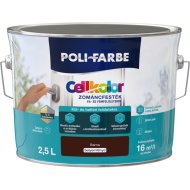 POLI_FARBE CELLKOLOR SELYEMFÉNYŰ ZOMÁNCFESTÉK 2,5L BARNA