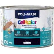 POLI-FARBE CELLKOLOR SELYEMFÉNYŰ ZOMÁNCFESTÉK 0,4L FEKETE