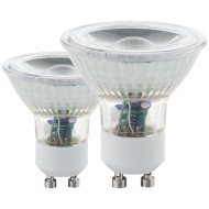 LED FÉNYFORRÁS COB GU10 4,5W 345LM 4000K ÁTLÁTSZÓ