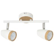 LED SPOT LÁMPA KAREN 2X4W 280LM 3000K FEHÉR/ BÜKK