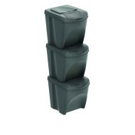 SORTIBOX SZELEKTÍV KUKA 3X25L, SZÜRKE