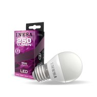 LED FÉNYFORRÁS KISGÖMB E27 3W