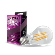 LED FÉNYFORRÁS FILAMENT GÖMB E27 5W