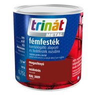 TRINÁT METAL FÉMFESTÉK 0,75L MAGASFÉNYŰ,OXIDVÖRÖS, 3009