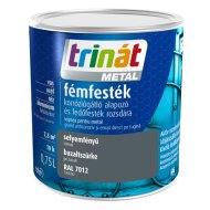 TRINÁT METAL FÉMFESTÉK 0,75L SELYEMFÉNYŰ, BAZALT SZÜRKE, 7012