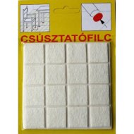 CSÚSZTATÓFILC 22X22MM, 3007         FEHÉR, ÖNTAPADÓS