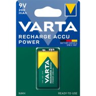 VARTA POWER AKKU R2U 9V  BLI 1      9 V , 200 MAH